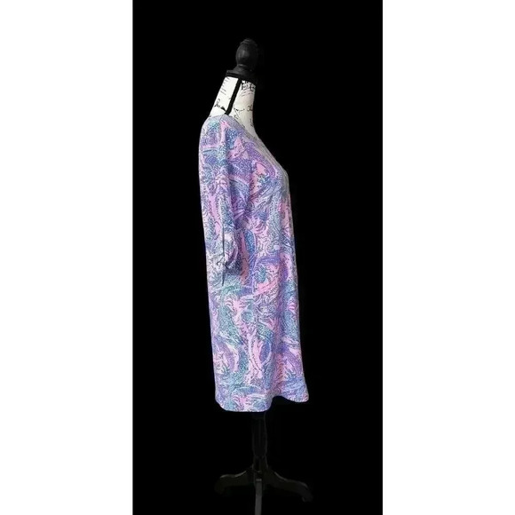 NWT LIlly Pulitzer Preston Dress Coastal Blue Maybe Gator Size M - Picture 7 of 15
